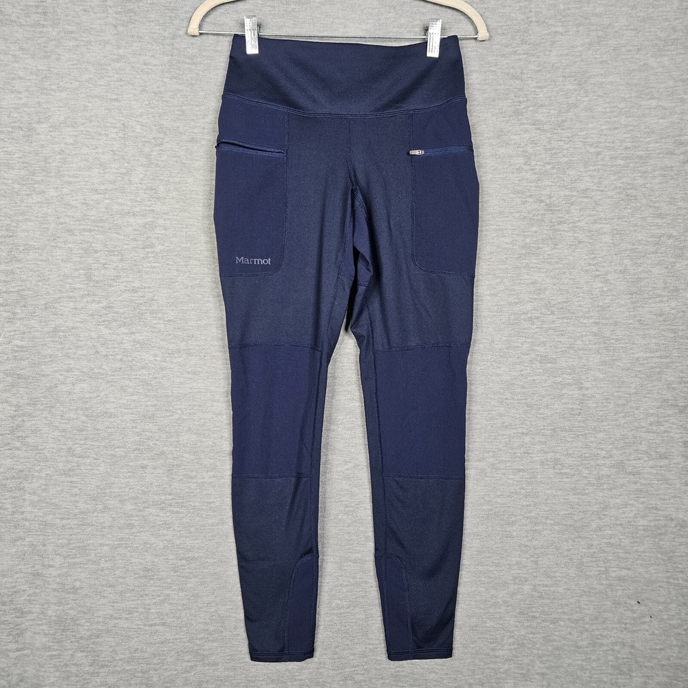 Marmot Navy Blue Side Pocket Zipper Women's activewear Ankle pants Size XS